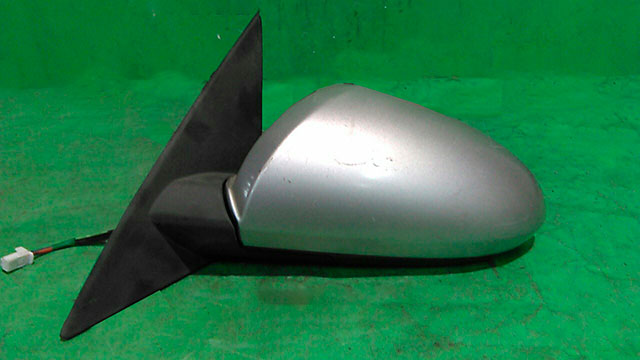 Зеркало заднего вида (боковое) левое электро, 5 контактов (потерто) 96302AU204 BU (Б/У) для NISSAN PRIMERA III P12 2002-2008