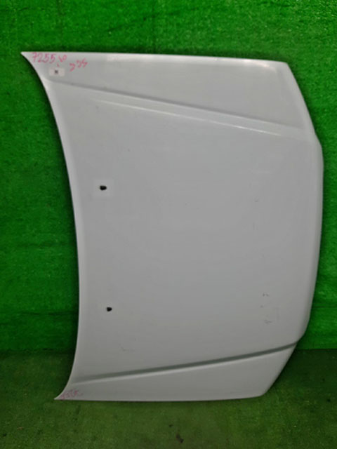 Капот белый в сборе с шумоизоляцией 57229SA0009P BU (Б/У) для SUBARU FORESTER SG / S11 2002-2005