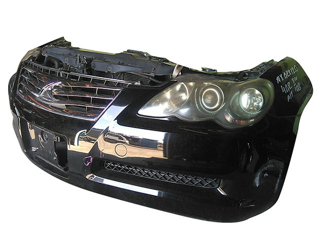 Ноускат черный бампер, суппорт, радиаторы, фары-ксенон, решетки, диффузор, усилитель, бачок АКПП (потерт) 5211922A00C0 BU (Б/У) для TOYOTA MARK X X120 2004-2009