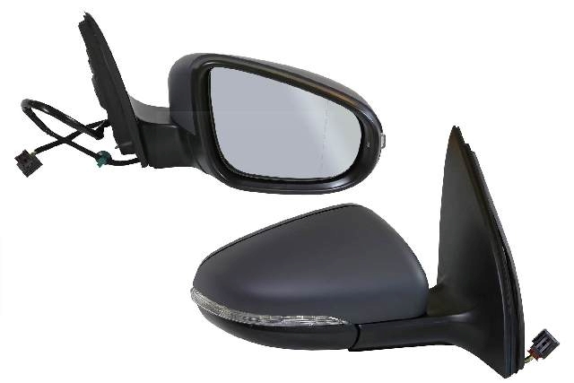 Зеркало заднего вида (боковое) правое электро, 7 контактов, с повторителем поворота и подогревом L023010500R для VOLKSWAGEN GOLF VI 5K1 / AJ5 2009-2013