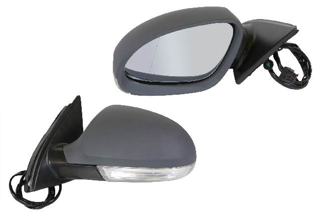 Зеркало заднего вида (боковое) левое электро, 6 контактов, с повторителем поворота и подогревом VWL61010500L для VOLKSWAGEN PASSAT B6 2005-2010
