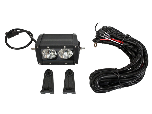 Фара LED-балка свето-диодная, однорядная, 2 лампы, с проводкой и кнопкой PLLPL2101F01