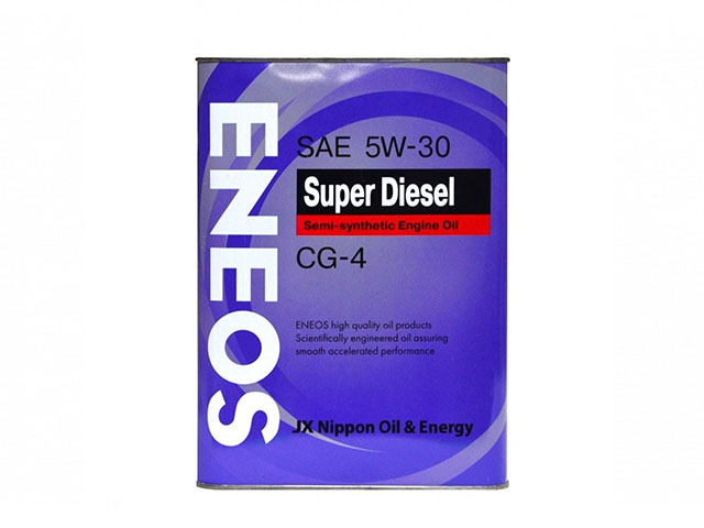 Масло моторное ENEOS SUPER DIESEL CG-4 полусинтетика 5W30 4л OIL1333