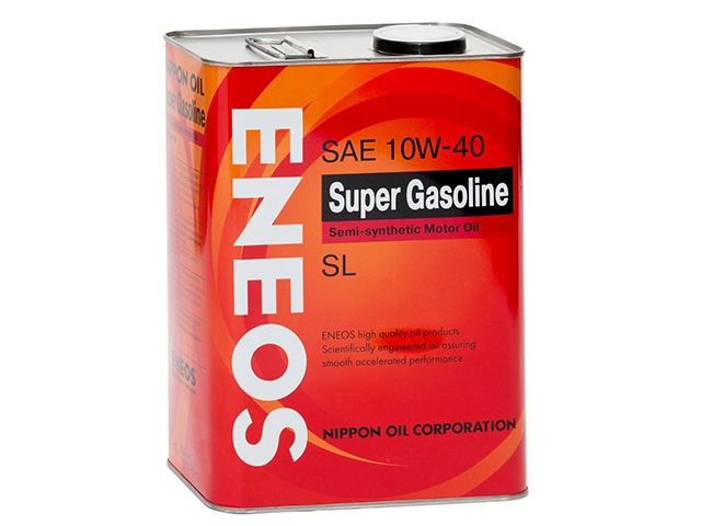 Масло моторное ENEOS SUPER GASOLINE SAE полусинтетика 10W40 4л  OIL1357 