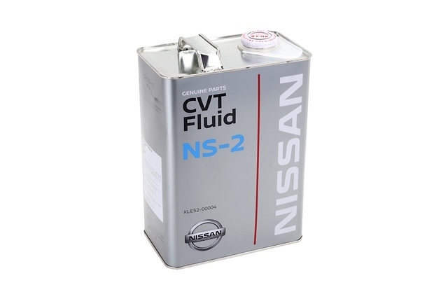 Масло трансмиссионное NISSAN CVT FLUID NS-2/J1 4л замена: KLE52-00004, CVT-Вариатор (без ступеней) KLE5200004