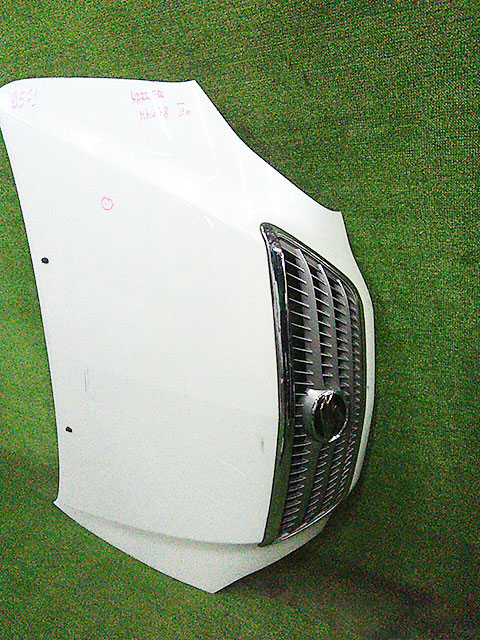 Капот белый в сборе с решеткой радиатора, шумоизоляция (потерт) 5330148050 BU