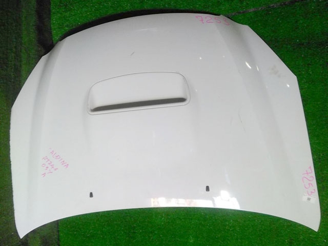 Капот белый в сборе с шумоизоляцией, с воздухозаборником 5330121070 1BU для TOYOTA CALDINA T240 2002-2007