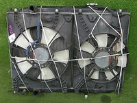Радиатор охлаждения двигателя в сборе с диффузорами, моторчики