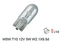 Лампа накаливания 12V W5W W2.1x9.5d