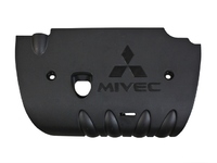 Крышка двигателя декоративная с надписью MIVEC пластик Уценка 20% (царапины)