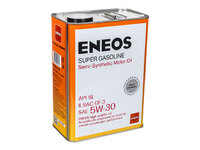 Масло моторное ENEOS Super Gasoline SL полусинтетика 5W30 4л
