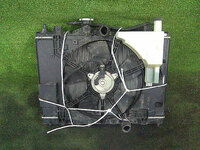 Радиатор охлаждения двигателя в сборе с диффузором, моторчик, крыльчатка АКПП