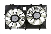 Диффузор вентилятора охлаждения радиатора в сборе с моторами и крыльчатками
