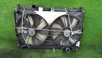 Радиатор охлаждения двигателя в сборе с радиатором кондиционера, диффузор, моторчики 2WD АКПП