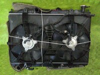 Радиатор охлаждения двигателя в сборе с диффузором, моторчики, АКПП