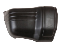 Бампер передний правая часть черный без отв. под расширитель и омыватель фар