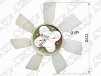 Крыльчатка вентилятора радиатора охлаждения
