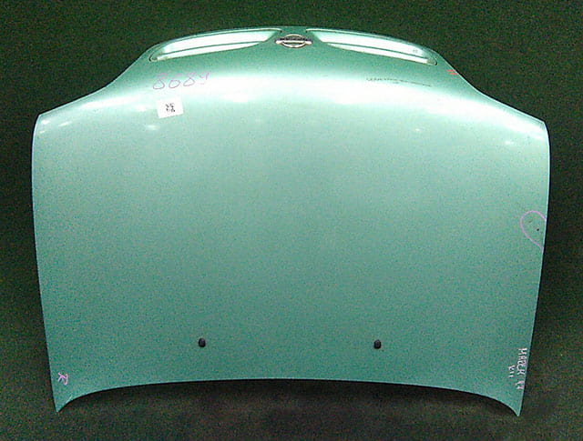 Капот зеленый в сборе с решетками (потерт) F510072B31 BU
