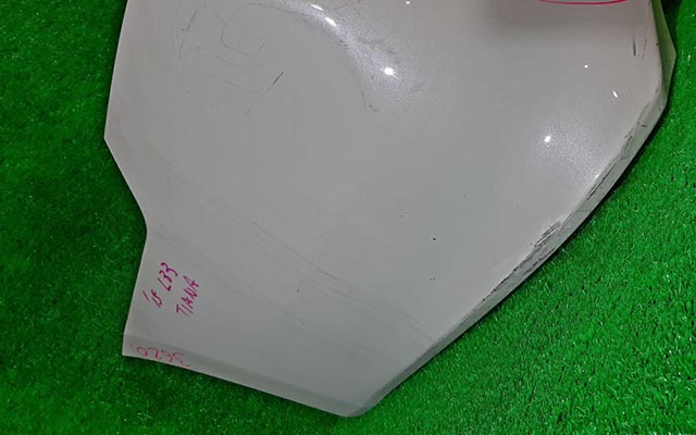 Бампер задний белый (потерт, подмят) 850223NU2E BU (Б/У) для NISSAN TEANA L33 2014-2020