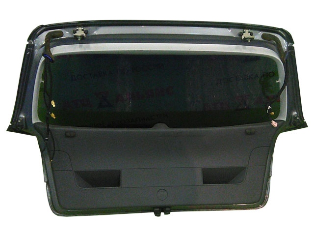 Крышка багажника черная в сборе со стеклом, с обшивкой, с замком, с моторчиком дворника, с фонарями 1K6827025H 1BU для VOLKSWAGEN GOLF V 1K1 / 1K5 2003-2009