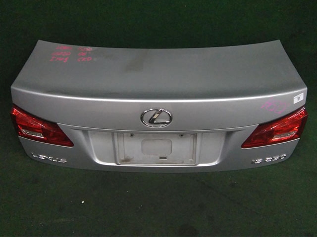Крышка багажника серая в сборе с фонарями 6440153120 1BU (Б/У) для LEXUS IS II 250/350 XE20 2005-2013