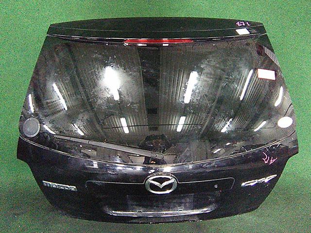 Крышка багажника черная в сборе со стеклом, с замком, с камерой E2Y16202XB BU