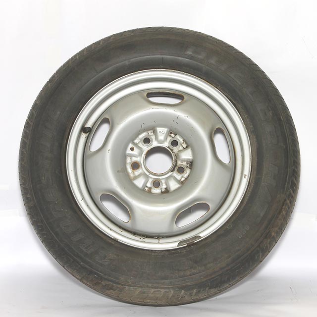 Колесо в сборе Bridgestone летняя 215 65 R16 диск штампованный MR374287 BU (Б/У) для MITSUBISHI PAJERO PININ