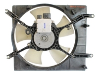 Диффузор радиатора охлаждения левый в сборе с мотором