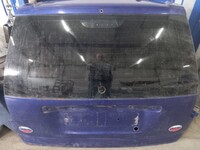 Крышка багажника темно-синяя в сборе со стеклом